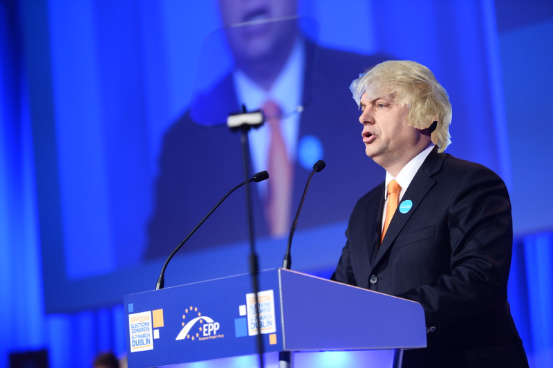 Viktor Orban, with the hair of Boris Johnson