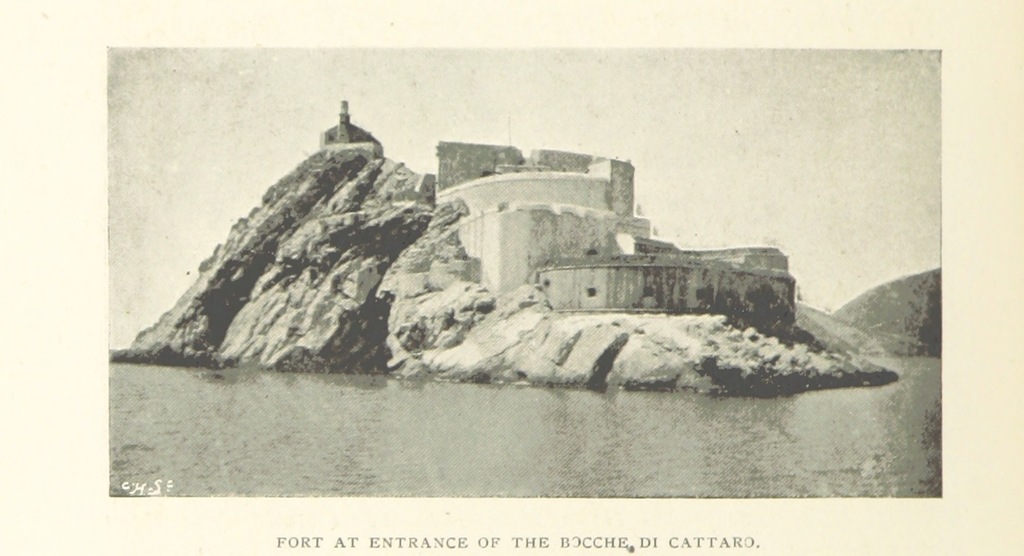 Fort in the bay of Kotor, Montenegro